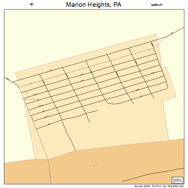 Marion Heights, PA street map