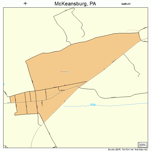 McKeansburg, PA street map