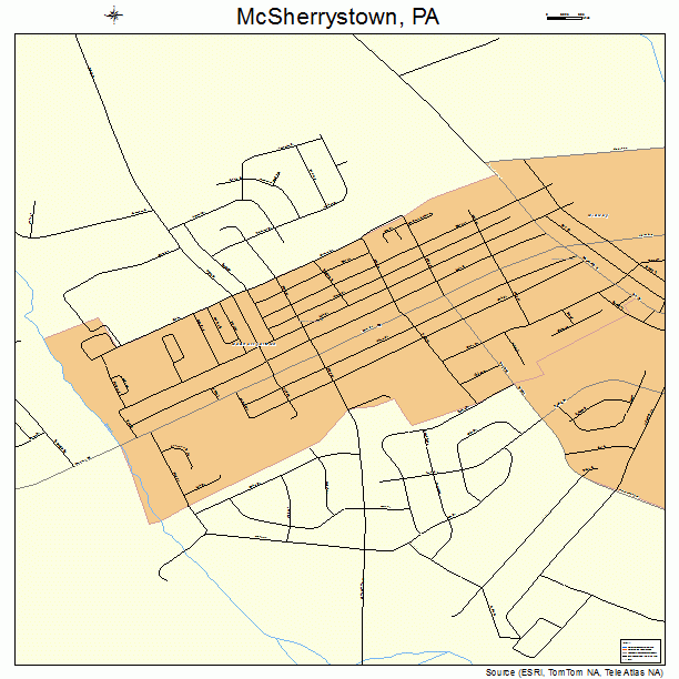 McSherrystown, PA street map