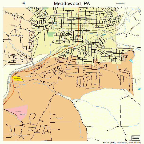 Meadowood, PA street map