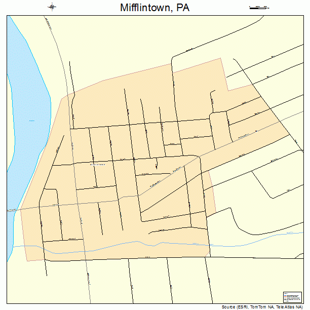 Mifflintown, PA street map