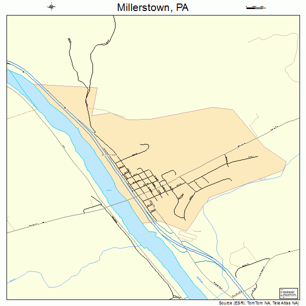 Millerstown, PA street map
