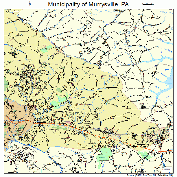 Municipality of Murrysville, PA street map