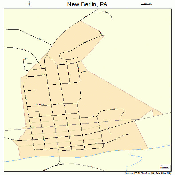 New Berlin, PA street map