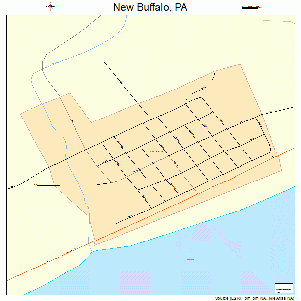 New Buffalo, PA street map