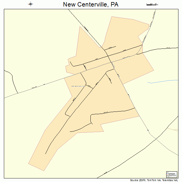 New Centerville, PA street map