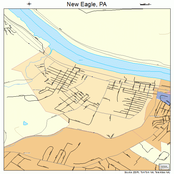 New Eagle, PA street map