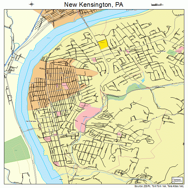 New Kensington, PA street map