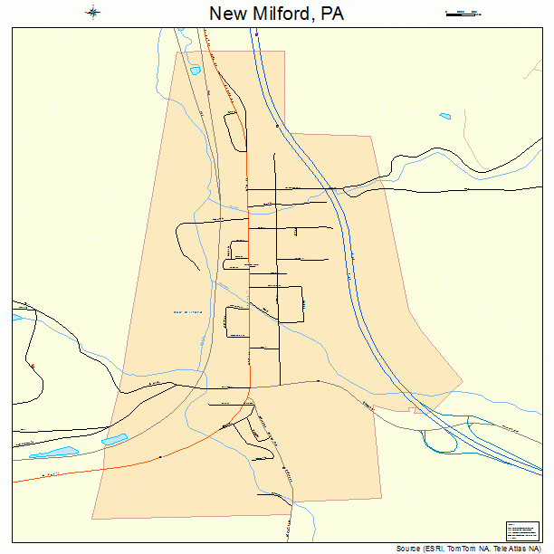 New Milford, PA street map