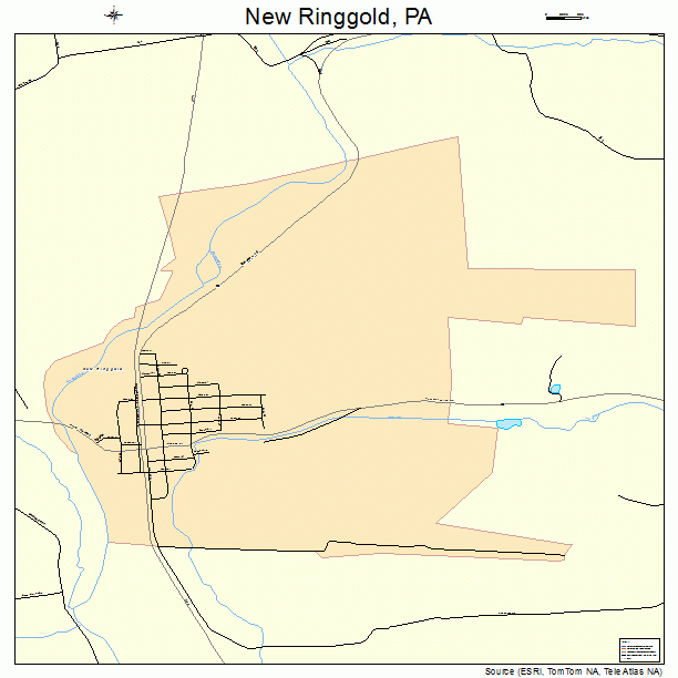 New Ringgold, PA street map