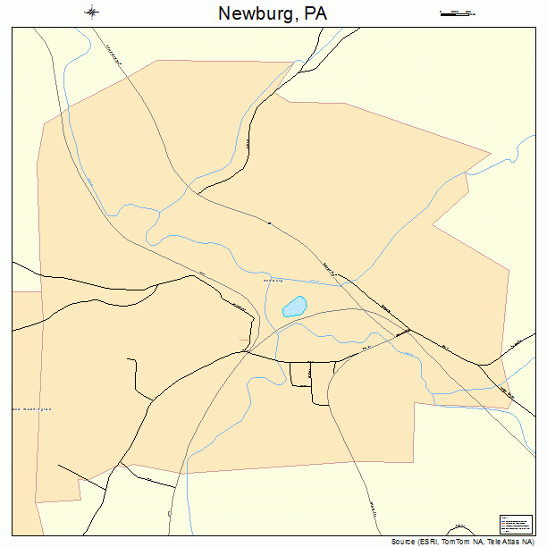 Newburg, PA street map