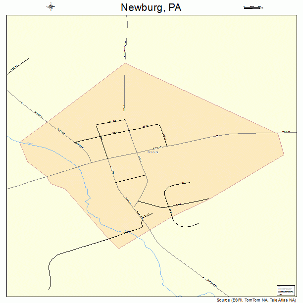 Newburg, PA street map