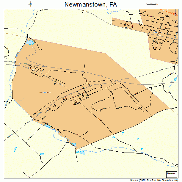 Newmanstown, PA street map