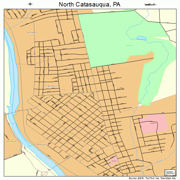 North Catasauqua, PA street map
