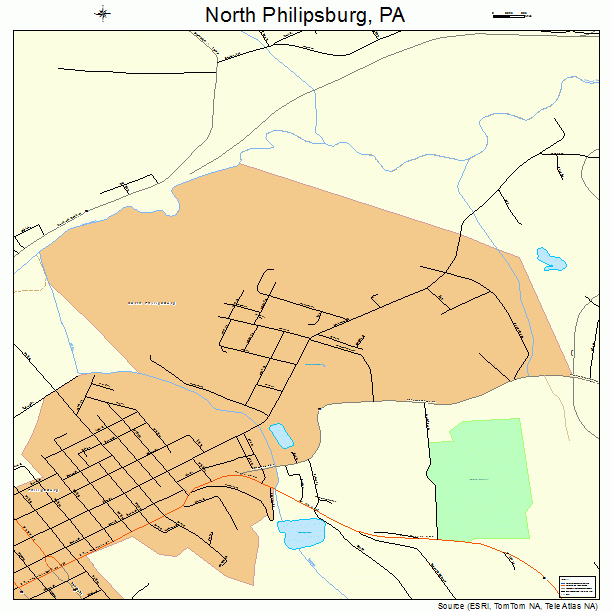 North Philipsburg, PA street map
