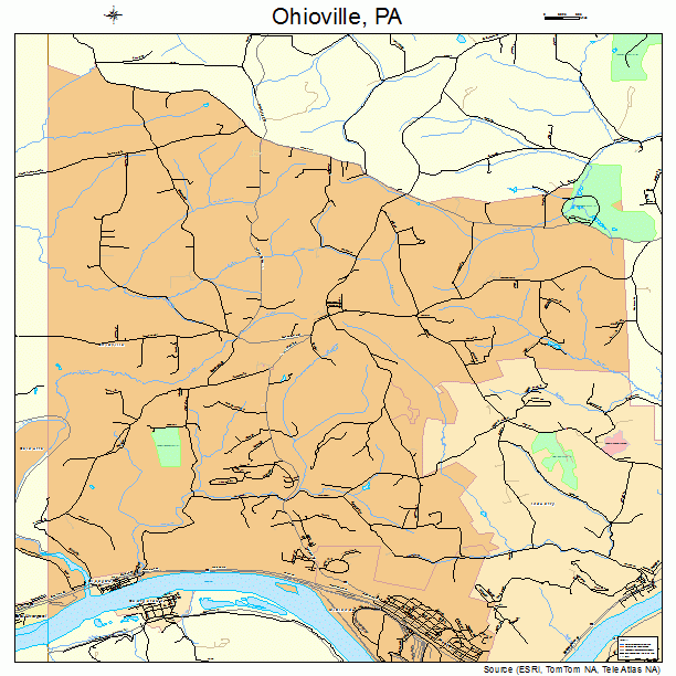 Ohioville, PA street map