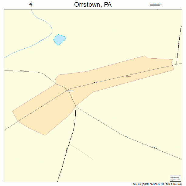 Orrstown, PA street map