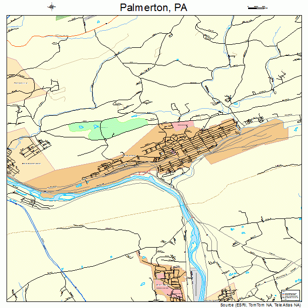 Palmerton, PA street map