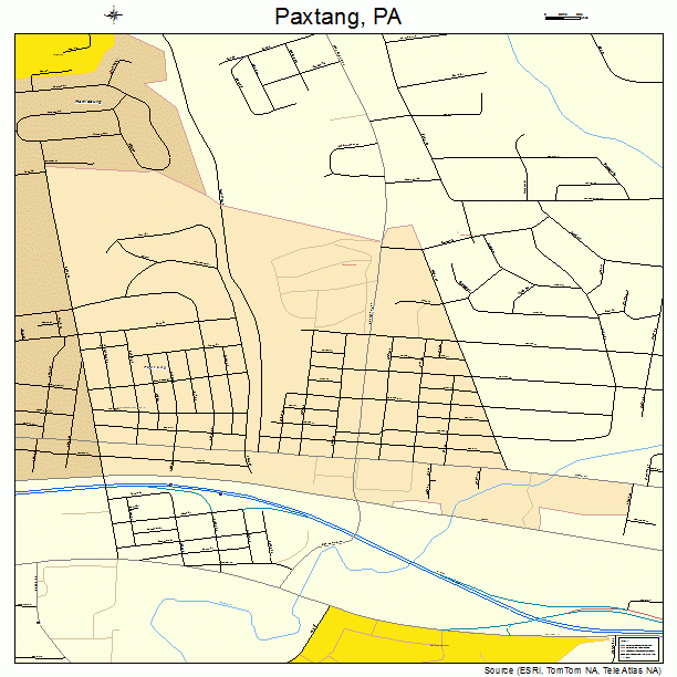 Paxtang, PA street map