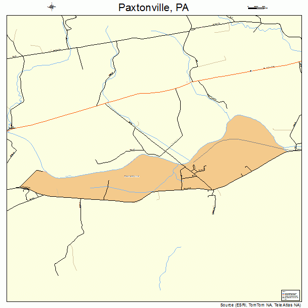 Paxtonville, PA street map