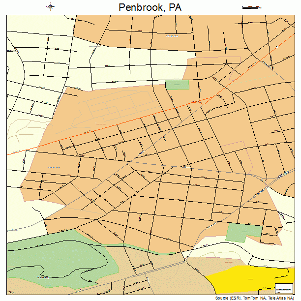 Penbrook, PA street map
