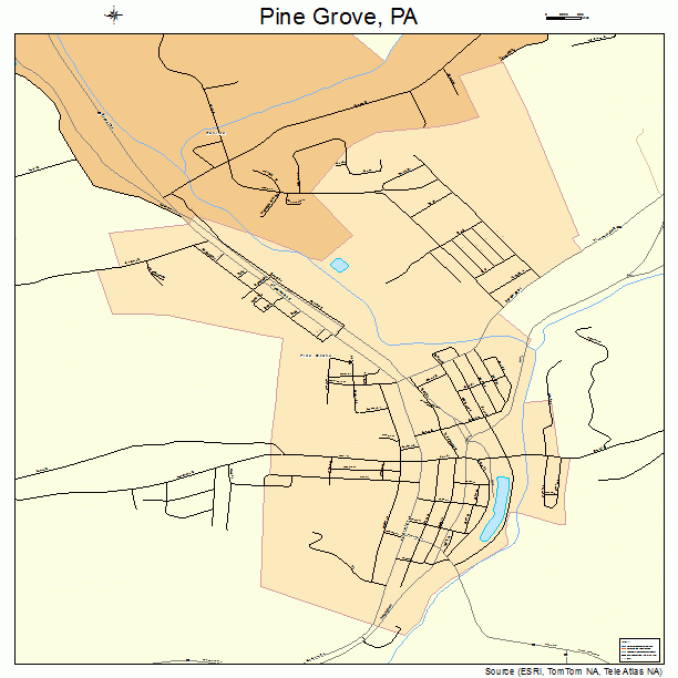 Pine Grove, PA street map