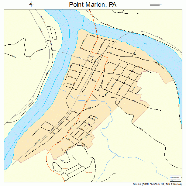 Point Marion, PA street map