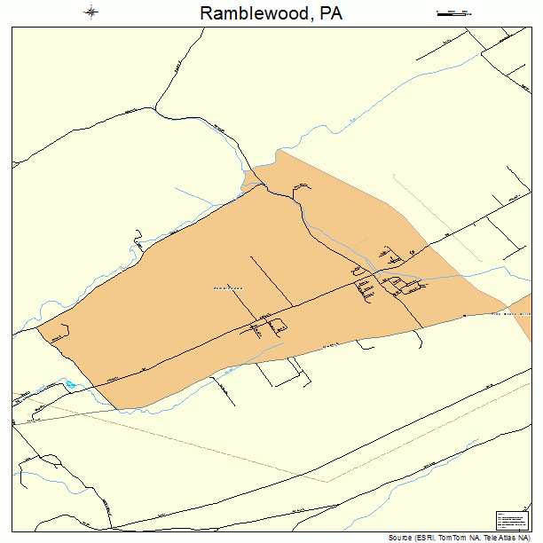 Ramblewood, PA street map