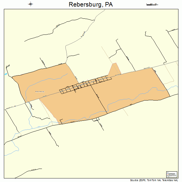 Rebersburg, PA street map