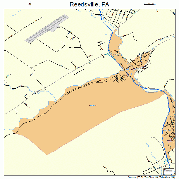 Reedsville, PA street map