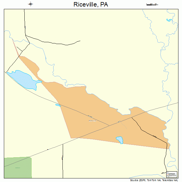 Riceville, PA street map