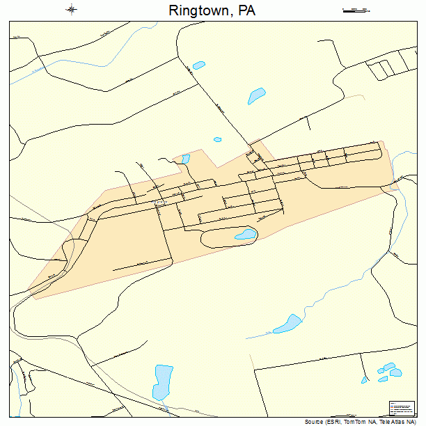 Ringtown, PA street map
