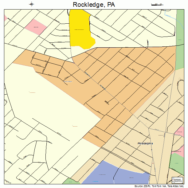 Rockledge, PA street map