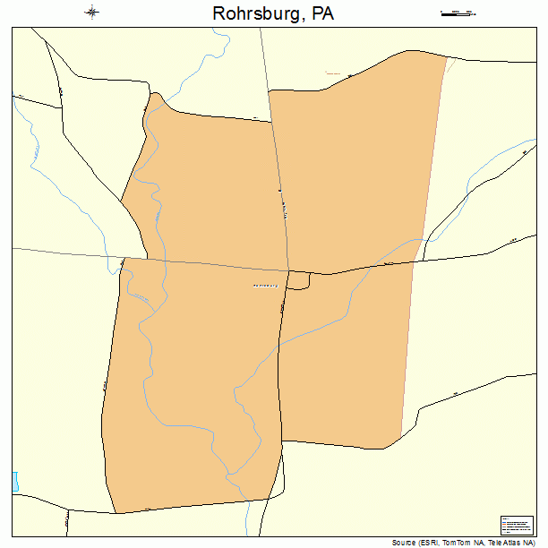 Rohrsburg, PA street map