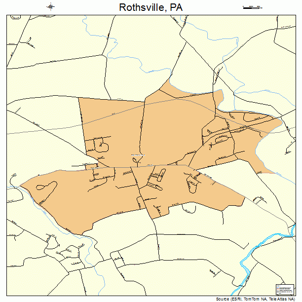 Rothsville, PA street map