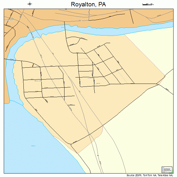 Royalton, PA street map