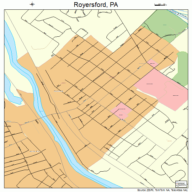 Royersford, PA street map
