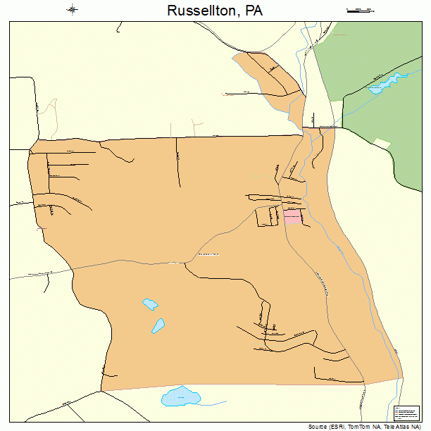 Russellton, PA street map