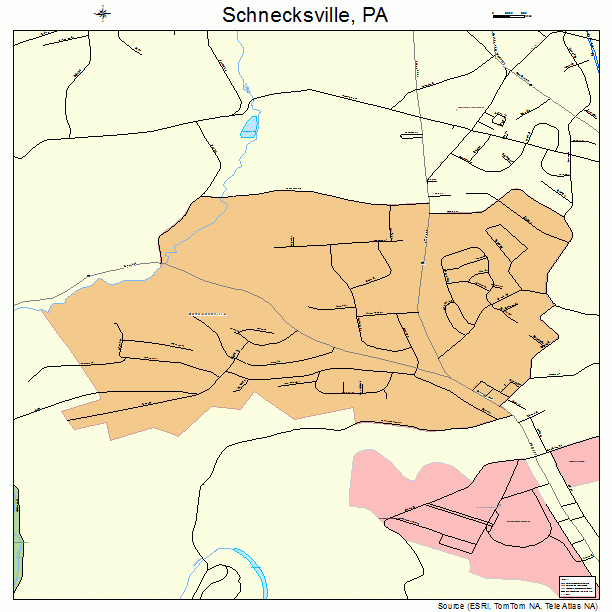 Schnecksville, PA street map
