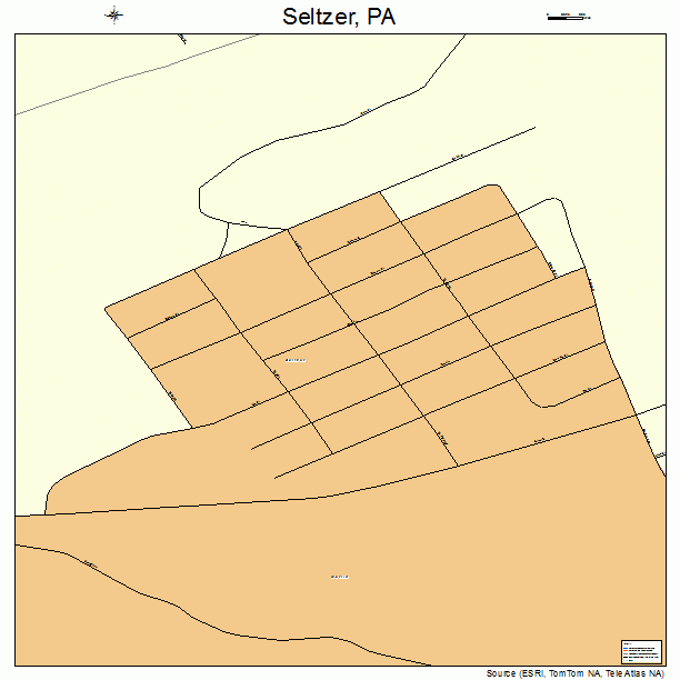 Seltzer, PA street map
