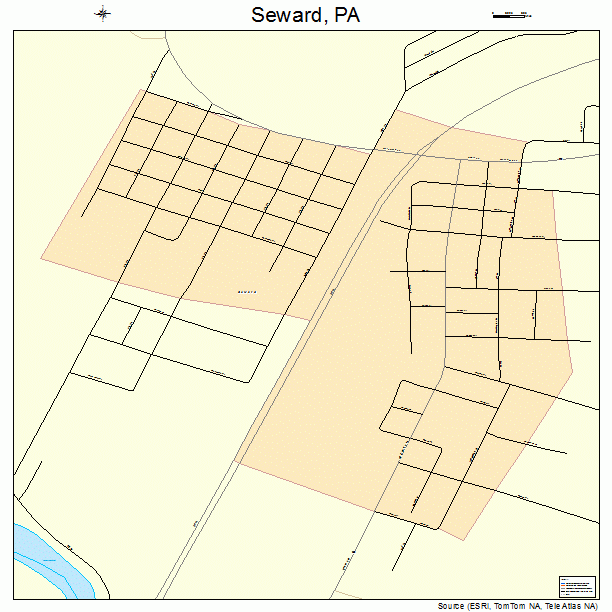 Seward, PA street map