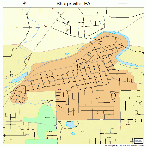 Sharpsville, PA street map