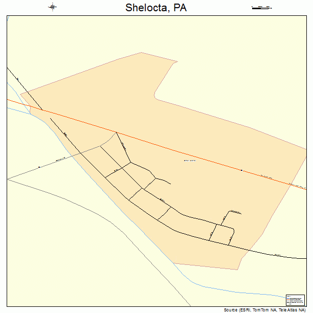 Shelocta, PA street map