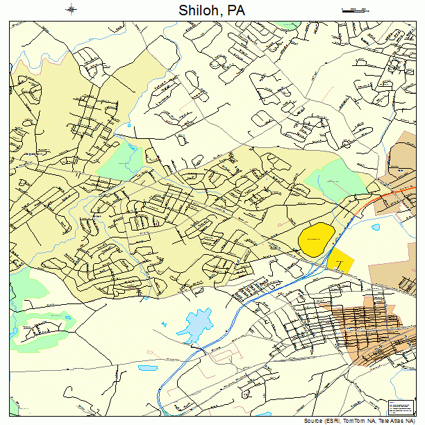 Shiloh, PA street map