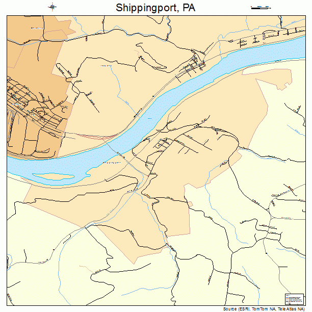 Shippingport, PA street map