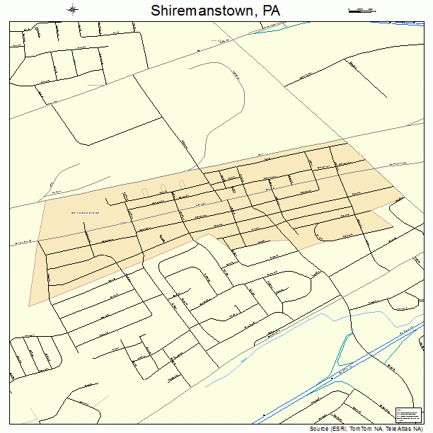 Shiremanstown, PA street map