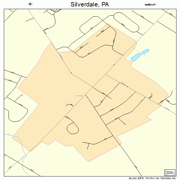 Silverdale, PA street map