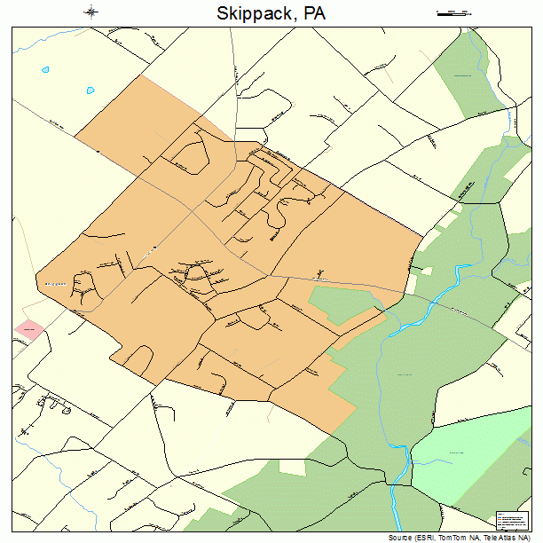 Skippack, PA street map