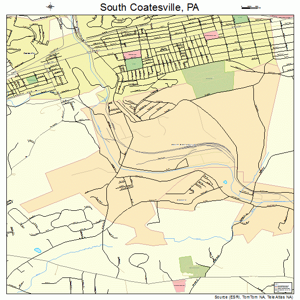 South Coatesville, PA street map