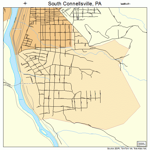 South Connellsville, PA street map
